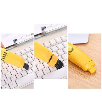 

1pc USB Mini Keyboard Vacuum CleanerKit Tool Remove Computer Brush Desk Dust PC Laptop Cleaner Office Home O6A7