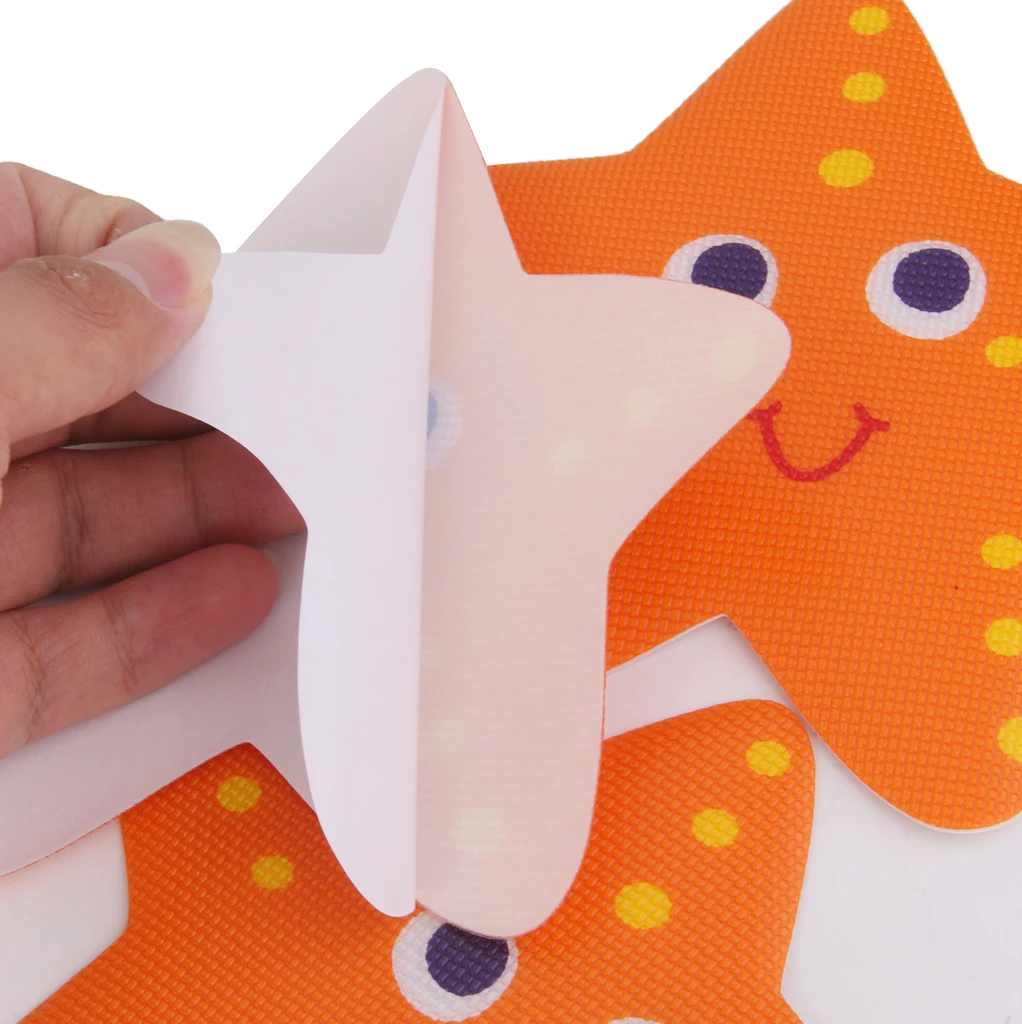 10x Starfish Bathtub Stickers Safety Decals Tread NonSlip Anti-Skid Applique 
