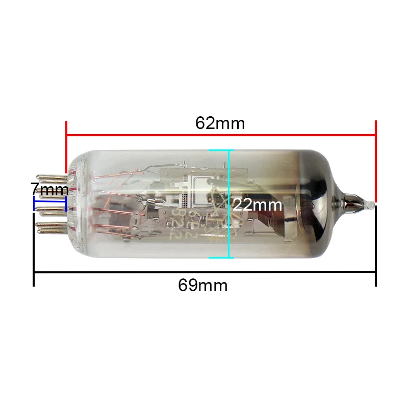 6E2M Amplifier Tube M Grade Replace EM84 Audio Parts 2pcs 3