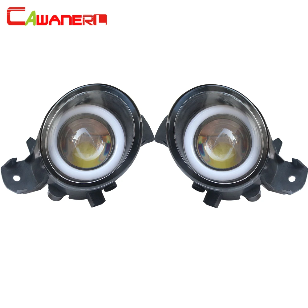 

Cawanerl For Nissan Fuga 2004 Car H11 3000LM LED Bulb Fog Light Angel Eye DRL Daytime Running Light White 12V 2 Pieces