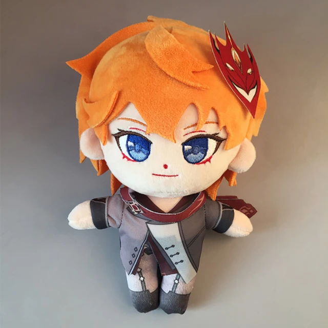 Game Genshin Impact Arataki itto Hu Tao XIAO Zhongli Morax Kamisato Ayato Tartaglia Klee Barbatos Plush Doll Pillows Kids Gift 4