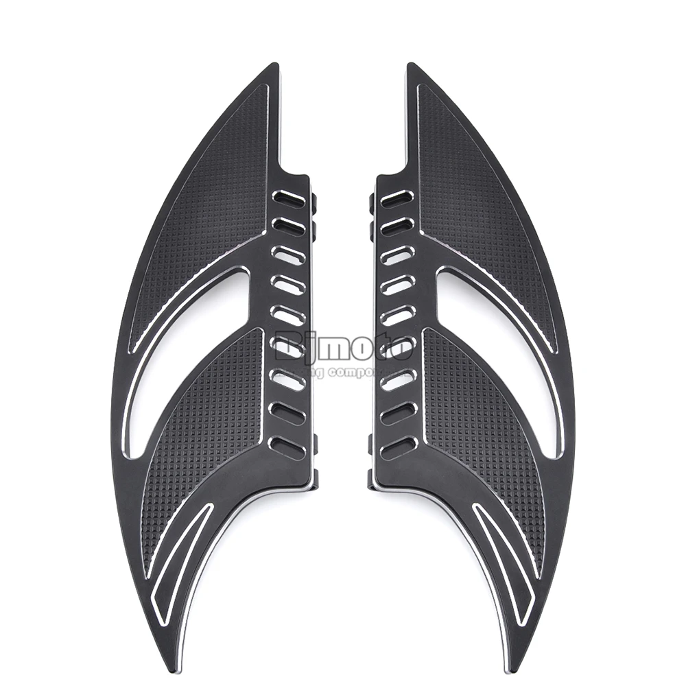 BJMOTO Мотоцикл Передние и задние подножки ступени подножки плоские подножки для Harley Touring Softail F 1986