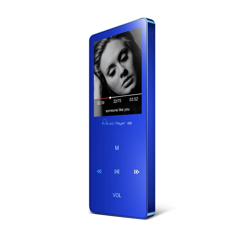 IQQ X09 металлический корпус mp3-плеер с динамиком сенсорный экран и встроенный 8 Гб HiFi портативный walkman с радио/FM/запись