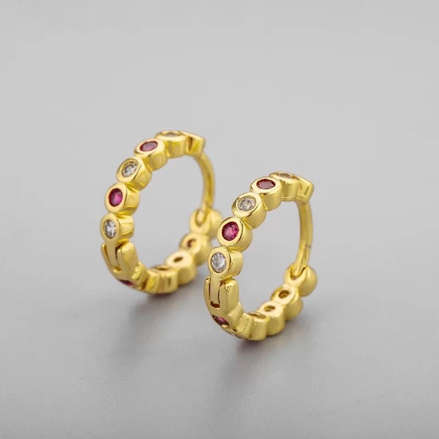 Quality Stainless Steel Gold Geometric Small Hoop Earrings for Women Punk Hip-Hop Drop Earrings 2022 Trend Fashion Jewelry