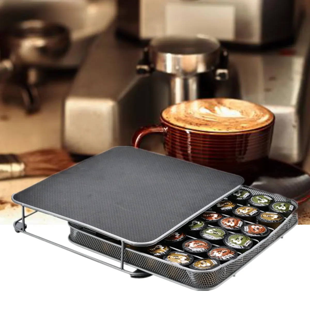  36 Nespresso Coffee Capsules Storage Rack Dispenser Organizer Machine Stand Coffeeware Kitchen Acce - 4000367782691