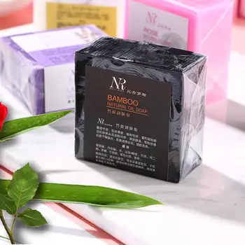 

Protein Silk Soap Tender Whitening Anti-Mites Melanin Soap Pink Skin Cleansing Body Hand-Drawing Soap Face P8K6