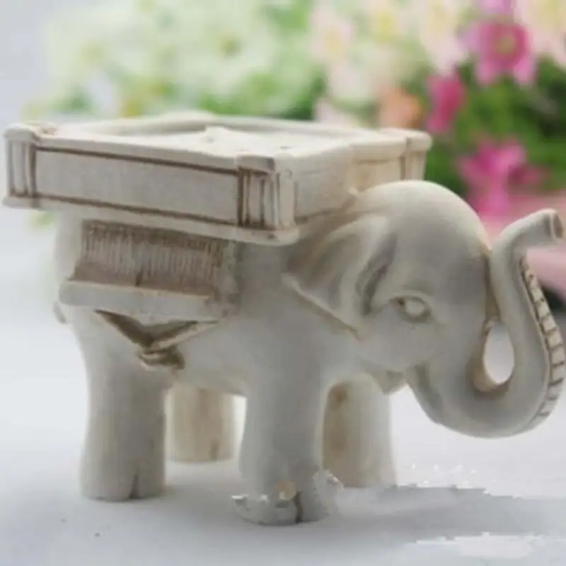 Good Luck Elephant TeaLight Holder Candle Holder Wedding Favors with Candle Inside Party Table Decoration Gifts LX8380