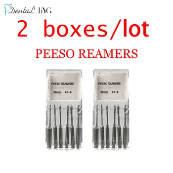 

2boxe / lot Dental Peeso Reamers Burs Drill 6pcs/pack 28mm #1~6 Endo Files Dentist Materials Dental Endodontic equipment tools