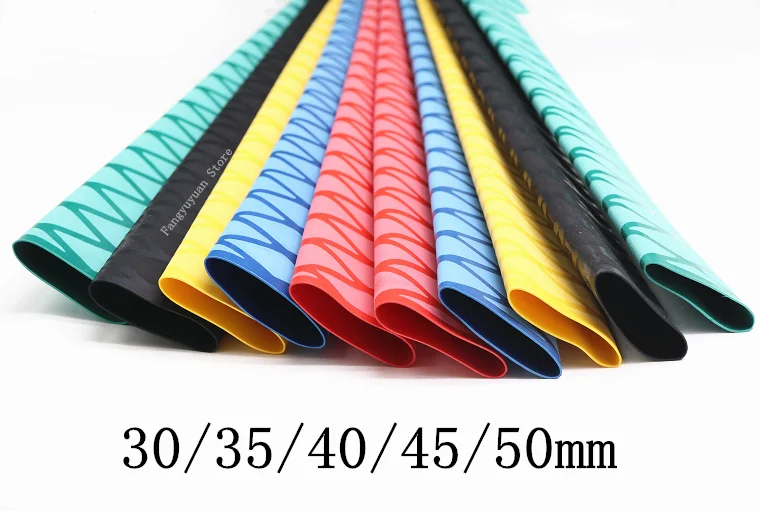 

Dia 30 35 40 45 50mm 1M Anti Slip Heat Shrink Tube Fishing Rod Wrap Insulated Handle Racket Grip Sleeve Waterproof Cover