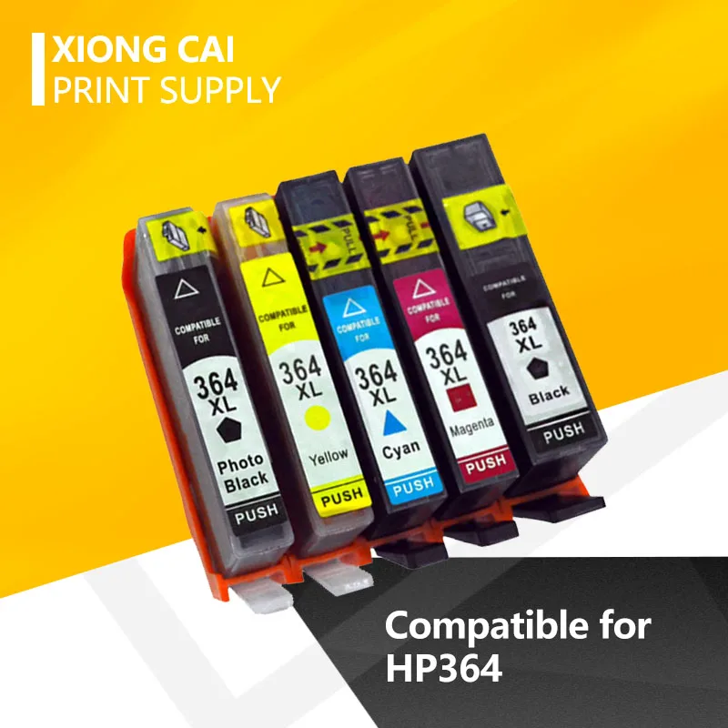 For HP364 Compatible Ink Cartridges 364 364XL for HP Photosmart 5520 6510 6520 7510 B109 B110 B209 C310 C410 FREE SHIPPING | Компьютеры и