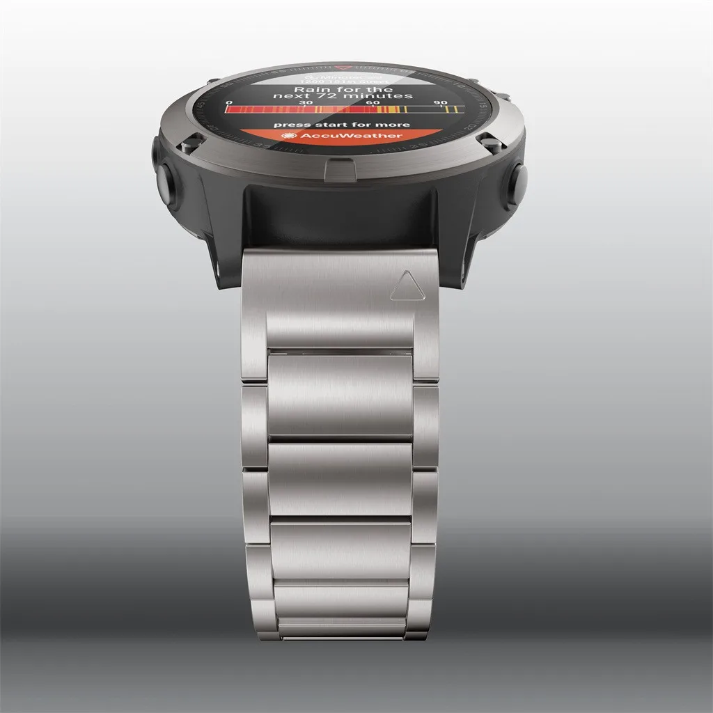 Смарт-часы браслет для умных часов титана ремешок для часов из сплава ремешки Браслет замена для GARMIN Forerunner 945 наручный браслет