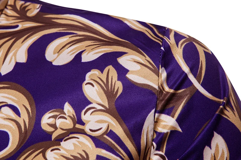 Men s shirt long sleeve men s court wind shirt fashionable large shirt printed long sleeve 4