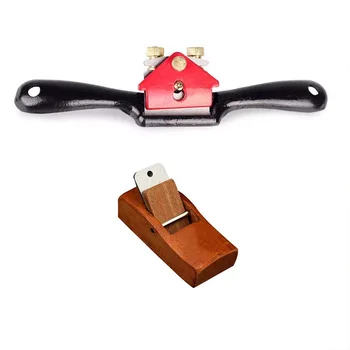 

Adjustable SpokeShave with Flat Base and Metal Blade for Wood Craft, Portable Woodworking Planes, for Wood Carver, Handle Tool f