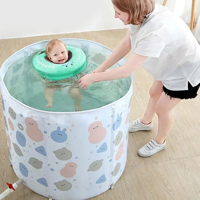 Infant-free Swimming Ring Inflatable Circle Swimming Neck Ring Floating Baby Swimming Pool Toys Swim Trainer 4