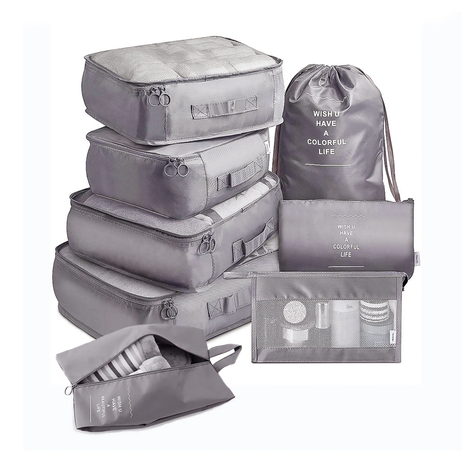 8 шт. дорожные сумки для хранения одежды|Складные хранения| |