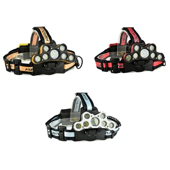 

XANES 2501-A 7LED 2200 Lumens Bicycling Headlamp 6 Switch Modes With SOS Help Whistle Bike Light Lamp Torch Lantern Spotlights