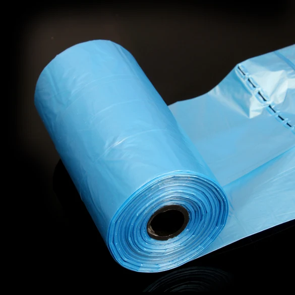 

40Rolls Pet Dog Poop Bags Dispenser Collector Puppy Cat Pooper Scooper Clean Bag Small Rolls Outdoor Clean A Roll of 15 Bags