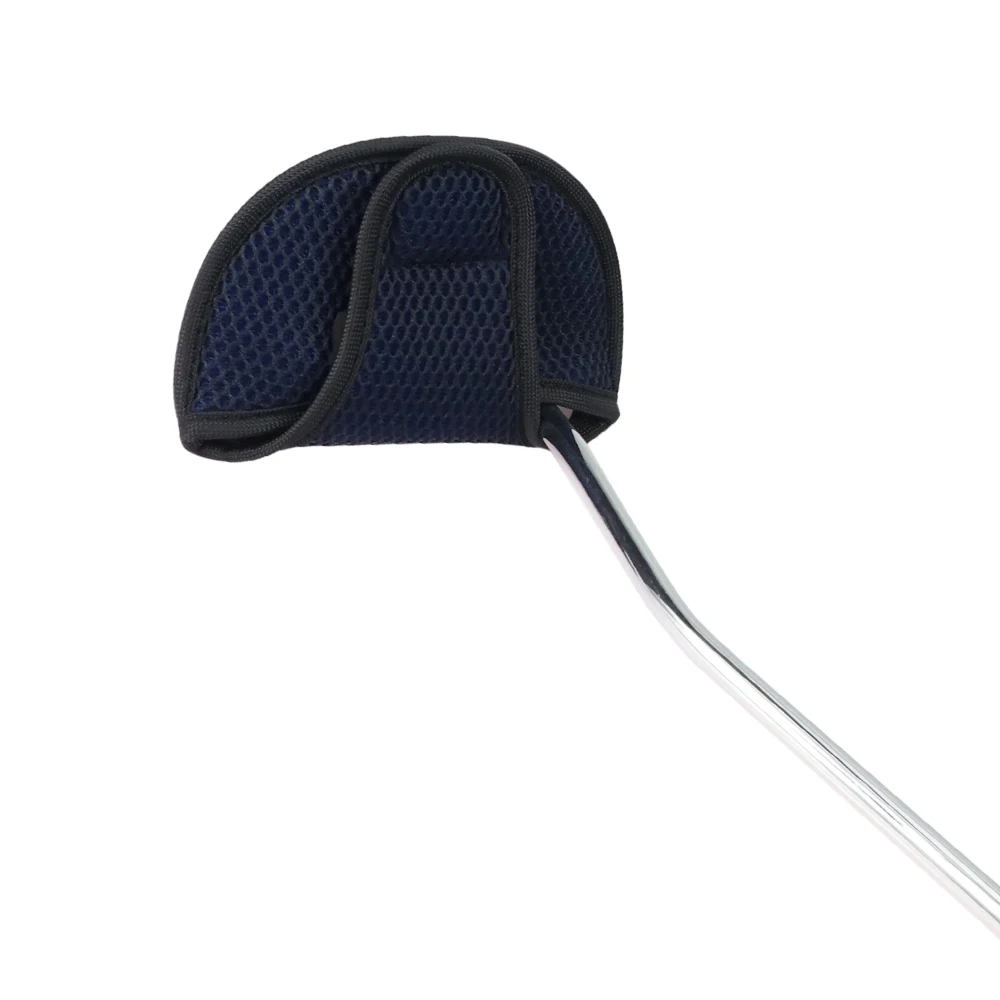 Большие зубы колотушка для гольфа Putter крышка с волшебной наклейкой закрытие легкий вес сине-красный сетчатый чехол