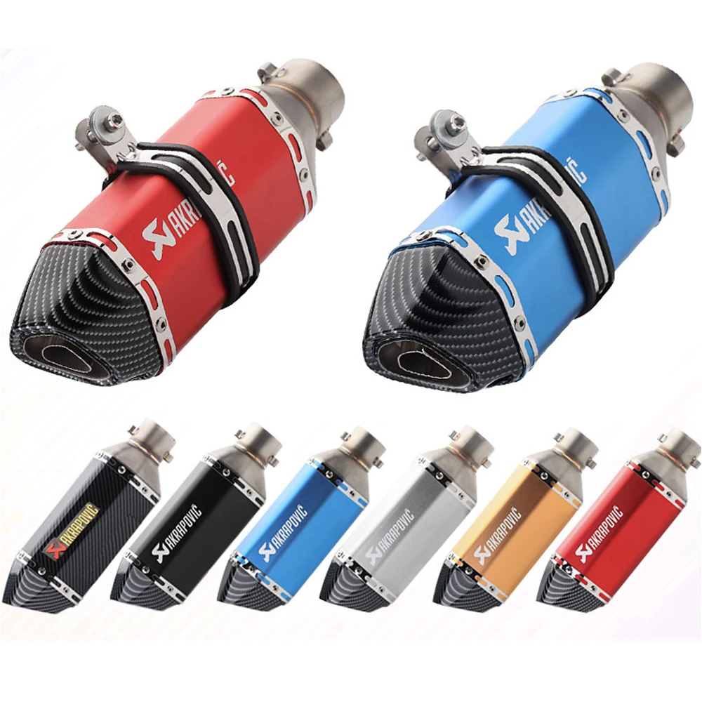 

2019 new universal Akrapovic exhaust pipe muffler with db killer for bmw f650 gs yamaha vstar 650 honda cb 1300 2003 bmw f 650