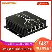 

Hot CCTV POE 4-Ports Extender 720P1080P Network 1 input4 Output camera Extend 120m transmission distance with 10/100M LAN ports