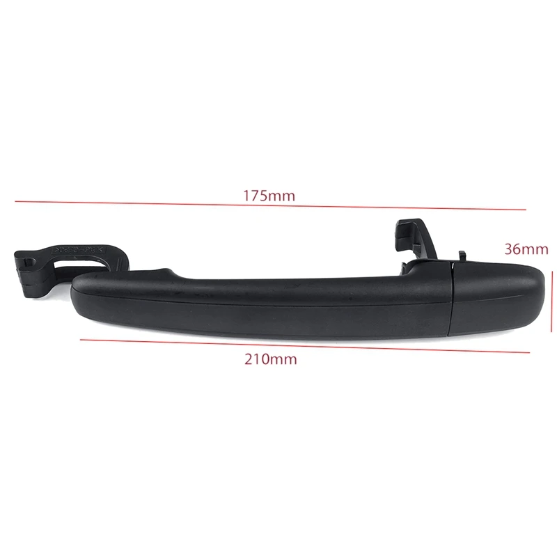 2 шт для передней панели дверные ручки для peugeot 307 2001 2002 2003 2004 2005 2006 2007 для Citroen C2 2003-2007 C3 2002-2009