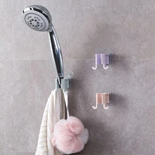 Самоклеящаяся ванная комната мощная присоска держатель для душевой головки без ударов фиксированная база для душа монтажные кронштейны аксессуары для ванной комнаты