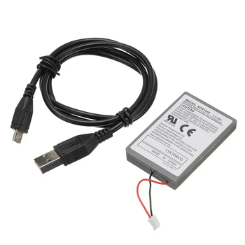 

2Pcs Handle Battery Wireless Controller For Sony Playstation PS4 Built-in Battery 2000MA Internal Battery with USB Charger Cable