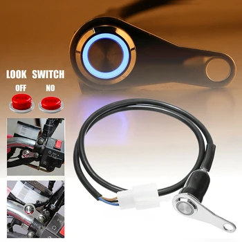 

2019 12V LED Motorcycle Light Handlebar Mount Push Button Switch ON-OFF Motorcycle Accessory CSL88