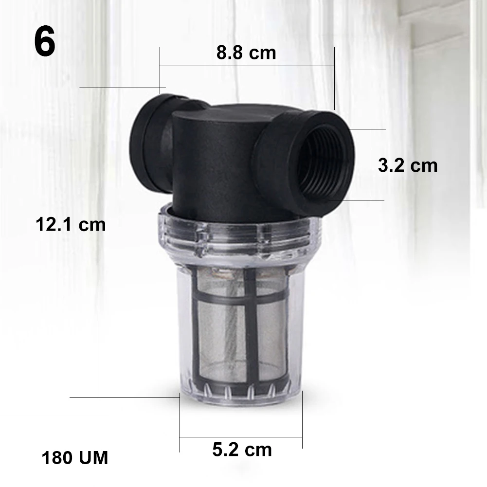 

Garden Pond 20mm/25mm/32mm Inline Mesh Strainer Water Pump Irrigation High Flow Pipeline Filter JS22