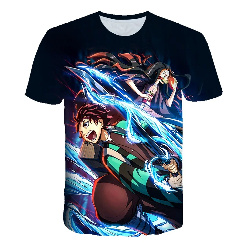 

2020 ghost Blade 3D T-Shirt Men funny t-shirts Fashion Hip Hop Women Demon Killer Summer Printed child Streetwear tees Tops
