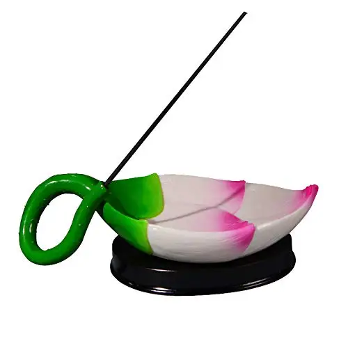 

PHILOGOD Ceramics Incense Holders Pink Lotus Petals Ash Collector