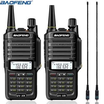 

2pcs Baofeng UV-XR 10W High Power IP67 Waterproof Walkie Talkie Two Way Radio Dual Band Handheld for Hunting uv-9r Add NA-771
