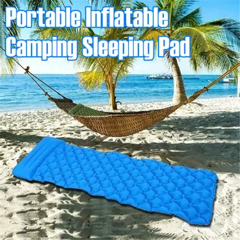 

Outdoor Portable Ultralight Inflatable Camping Sleeping Pad With Pillowswimming pool, beach, grass, can use all-around sleeping