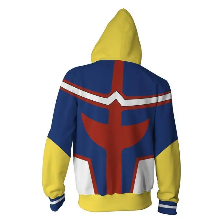 My Hero Academia Todoroki Shoto Anime 3D Printed Zip-Up Hoodies For Men And Women
