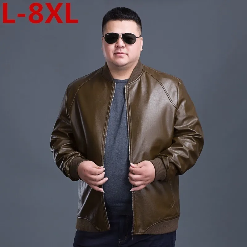 8XL 7XL Plus Size 2020 Nieuwe Leren Jas Mannen Lederen Kleding Voor Trend Slanke Jeugd Schapenvacht Jas 8XL 7XL Plus Size 2020 Nieuwe Leren Jas Mannen Lederen Kleding Voor Trend Slanke Jeugd Schapenvacht Jas