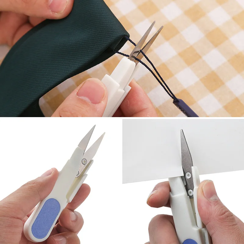 DIY u образные пластиковые ножницы с защитной крышкой профессиональные крестовые