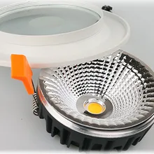 Литье под давлением светодиодный потолочный светильник COB прожекторы торговый центр гостиная офисное освещение 7 Вт инженерные прожекторы