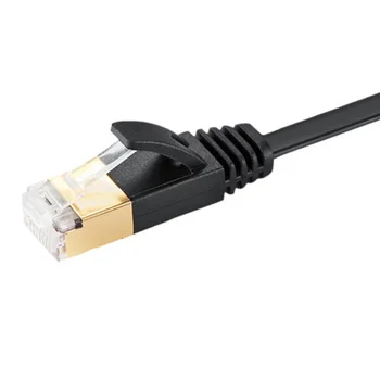 

Cat7 15m Modem Ethernet Cable Office Home PVC Patch Cord 10Gbps Router Lan Network Accessories Flat High Speed 600MHz For Laptop