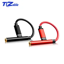 5pcs USB C to 3 5mm Cable 2 IN 1 AUX Headphone Adapter Type C Male To USB C Female Jack To 3 5mm Female Charging Audio Cable