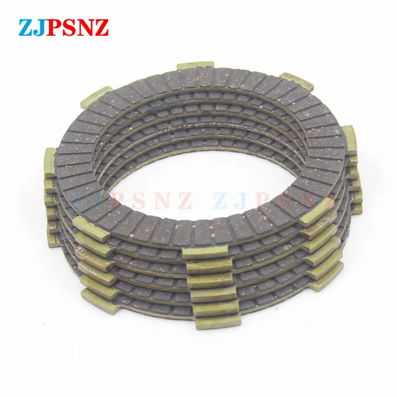 

Motorcycle Clutch Plates CG200 GS125 Motorcycle Parts Engine Clutch Friction Plates & Steel Plate Disc Kits 5/6Pcs High Quality