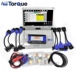 Outil de Diagnostic de camion lourd, USB, lien de données 125032, universel, avec ordinateur portable THOUGHBOOK CF C2 