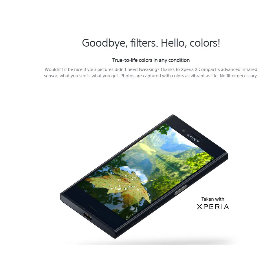 Смартфон sony Xperia X Compact 4G LTE Snapdragon F5321 4," 3 ГБ ОЗУ 32 Гб ПЗУ 23MP 5MP FM Micro SD NFC