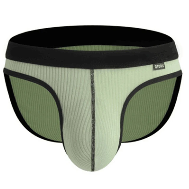2021 Brand New Sexy Men's Underwear Calzoncillos Hombre Slip Male Modal Panties Male Ropa Interior Hombre Man U Convex Underpant green