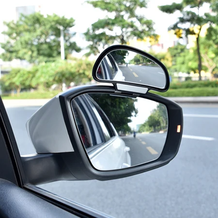 car fenders 1piece High quality 360adjustable degree Wide Angle Side Rear Mirrors blind spot Snap way for parking Auxiliary rear view mirror fender car part Exterior Parts