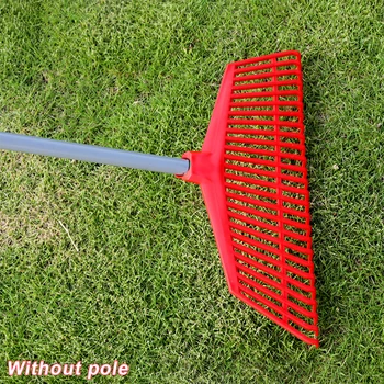 

Courtyard Gardening Tools Portable Odorless Agricultural Lawn Loose Soil Plastic Cleaning 26 Teeth Grass Rake Practical