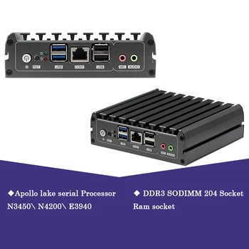 

Apollo Lake Cheap Nano Thin client PC N4200 E3940 J3455 processor