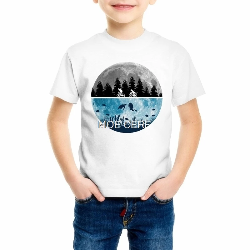 Детская футболка с динозавром для мальчиков и девочек летние футболки для маленьких мальчиков, Забавные футболки с нарисованными вручную одежда, Z6-12
