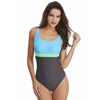 

New Assorted Color Backless Swimsuit 2020 Plus Size Swimwear Women Vintage Sport One Piece Beachwear Maillot De Bain Bikini