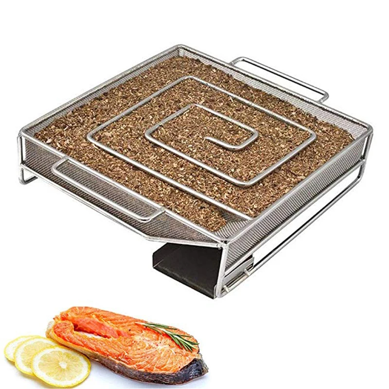 DINIWELL Cold Smoke Generator for BBQ Bacon Fish Salmon Meat dust Hot and Smoking Burn Smoker Tools | Дом и сад