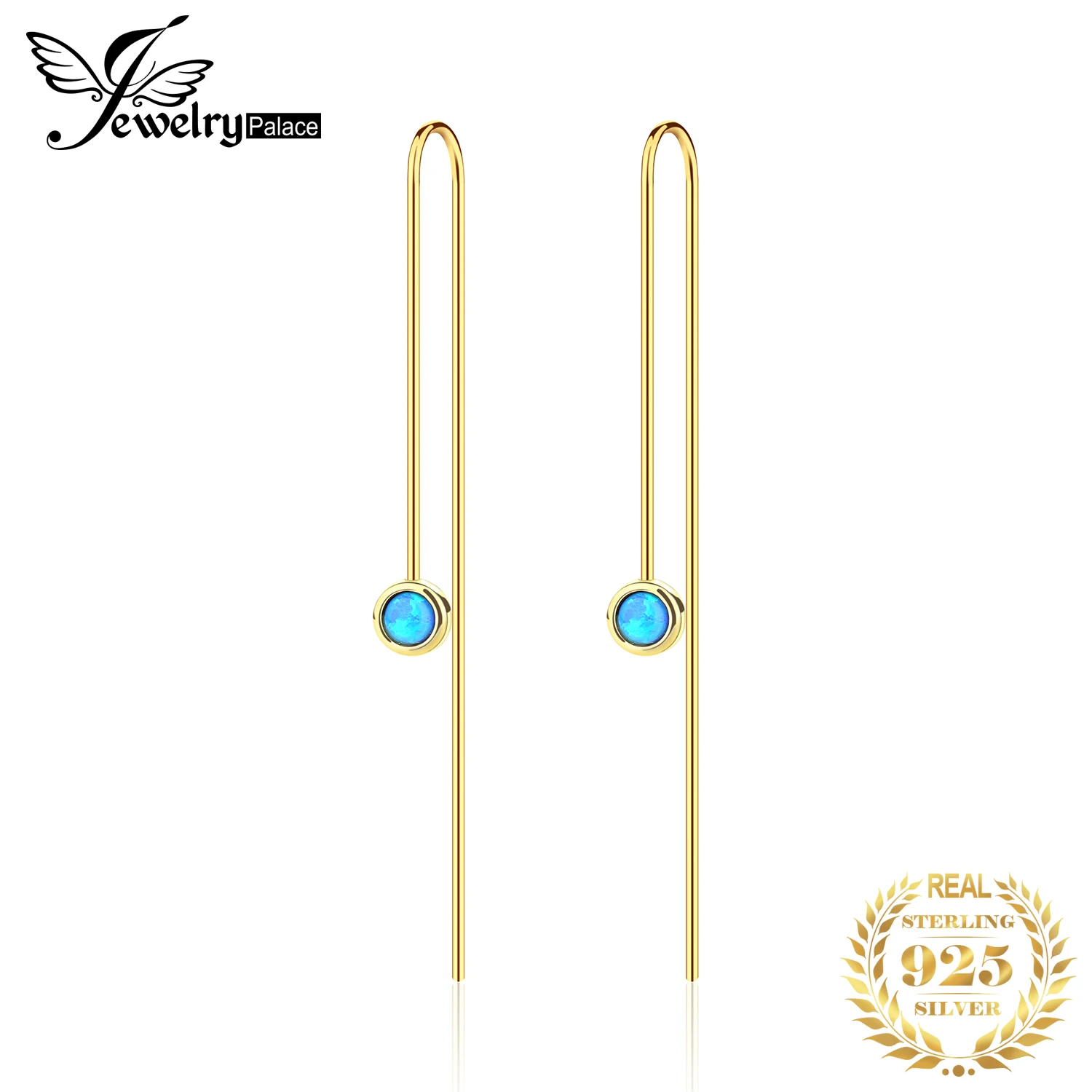 Jewelrypalace классический 0.2ct создан опал Висячие серьги 925 серебро Ювелирные